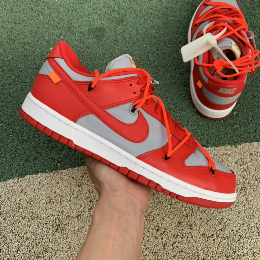 Off-White x Dunk Low 'University Red'