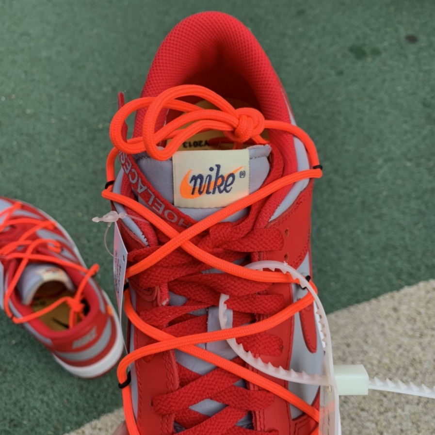 Off-White x Dunk Low 'University Red'