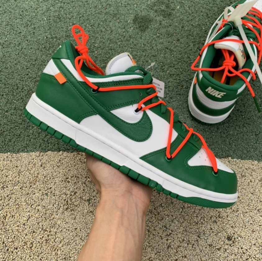 Off-White x Dunk Low 'Pine Green'