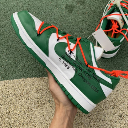 Off-White x Dunk Low 'Pine Green'